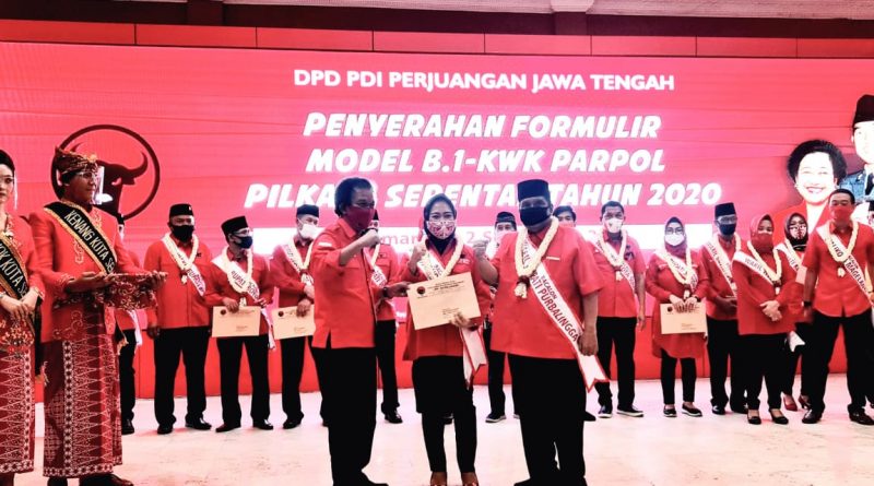 Tiwi-Dono Resmi Kantongi Rekomendasi PDIP, 4 September 2020 Daftar Ke KPU.