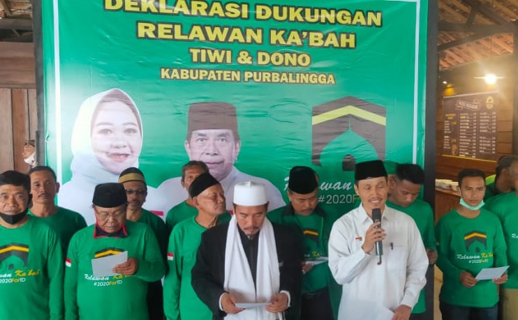 Fungsionaris PPP Purbalingga Bentuk Relawan Ka’bah Deklarasi Dukung Tiwi-Dono